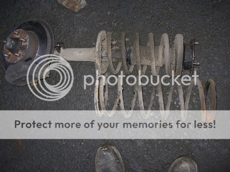 How to replace front suspension springs and shocks/struts on Volvo 240